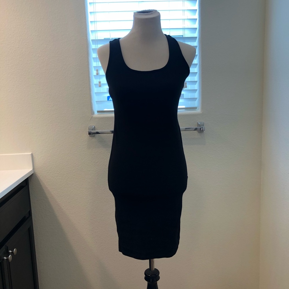 Motherhood maternity black fitted dress